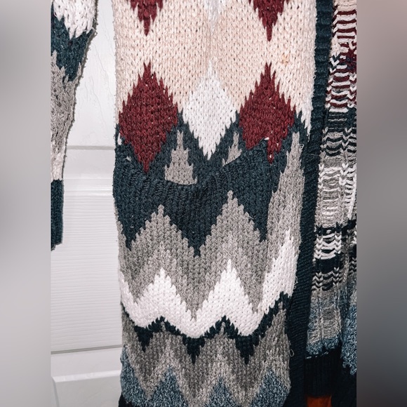 American Eagle Long Heavy Knit Cardigan - Picture 4 of 4